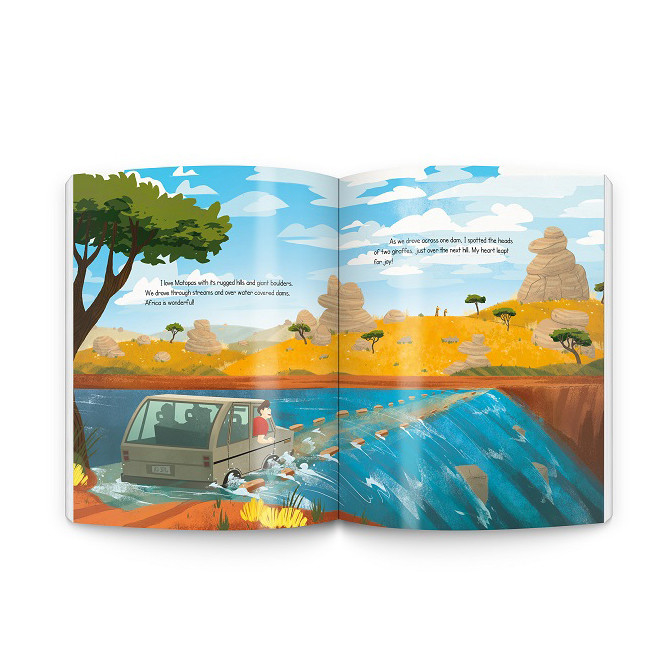 CMYK 4 Farbdruck Kinderbücher Kundenspezifische Logogröße