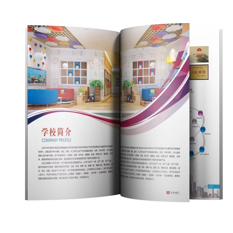 A5 A6 Malbuchdruck Film Laminierung Katalog Druckservice