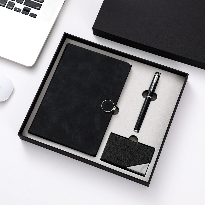 Farbenreiches Notizbuch-Drucken der gebundenen Ausgabe, A5 Luxus-Pen And Notebook Set