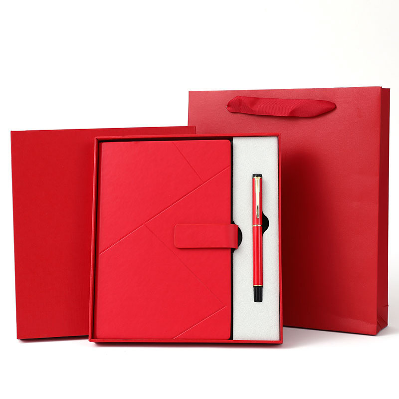 Farbenreiches Notizbuch-Drucken der gebundenen Ausgabe, A5 Luxus-Pen And Notebook Set
