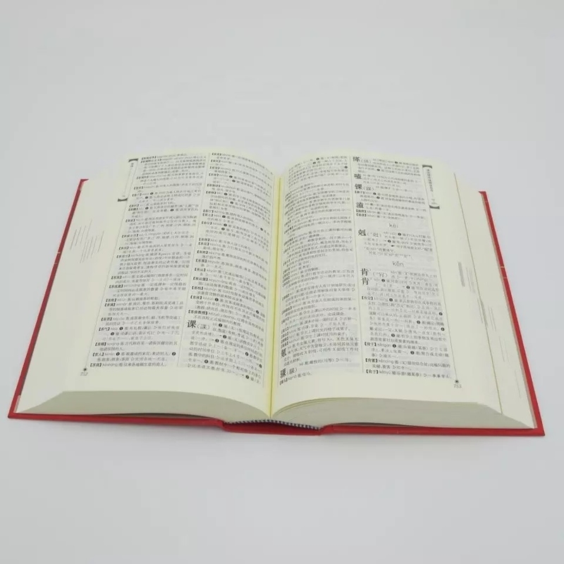 Glänzende/matte Laminierung, druckbares englisches Wörterbuch, bunter Digitaldruck