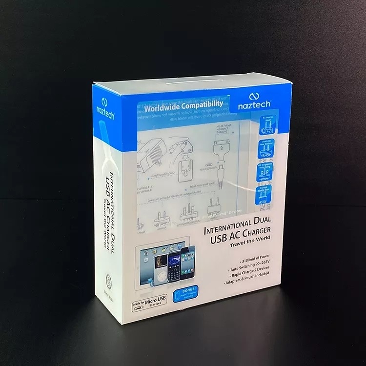Kundenspezifische durchsichtige Blister-Box-Batterie-PVC-Blisterverpackung