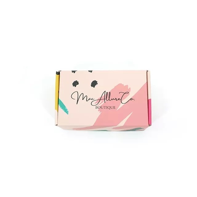 Wellpappe Bedruckte Papierverpackungsbox Kraft Personalisierte Portoboxen