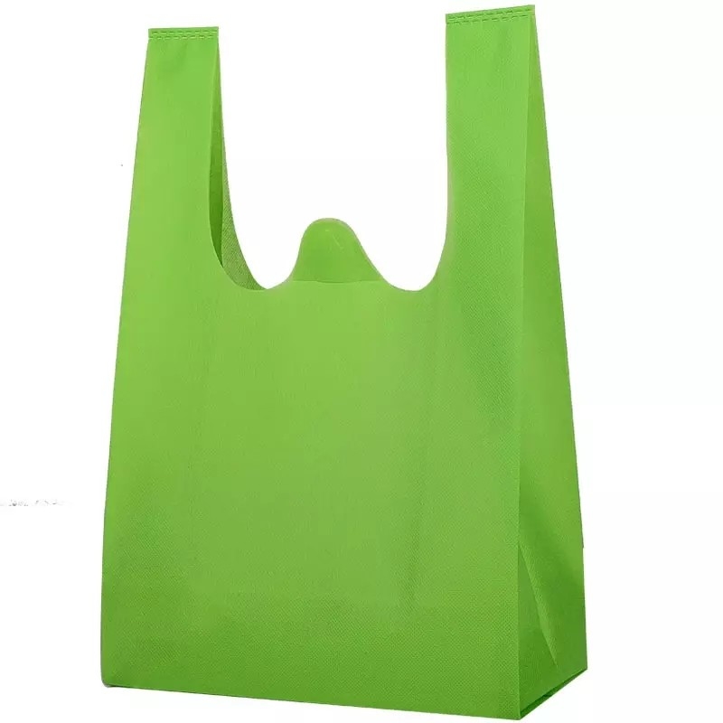 Wiederverwendbare, gestanzte, nicht gewebte Taschen, umweltfreundlich, kundenspezifische Farbe