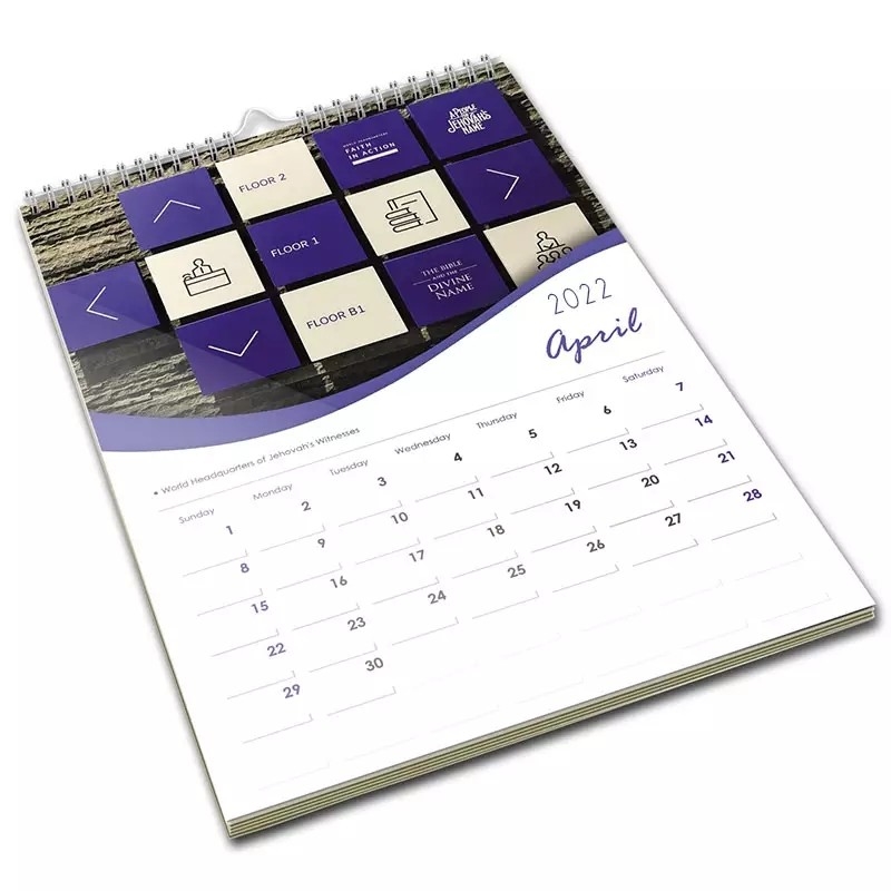 Benutzerdefinierter Farbdruck 2023 Wandkalender A5 142 x 210 mm Werbeartikel