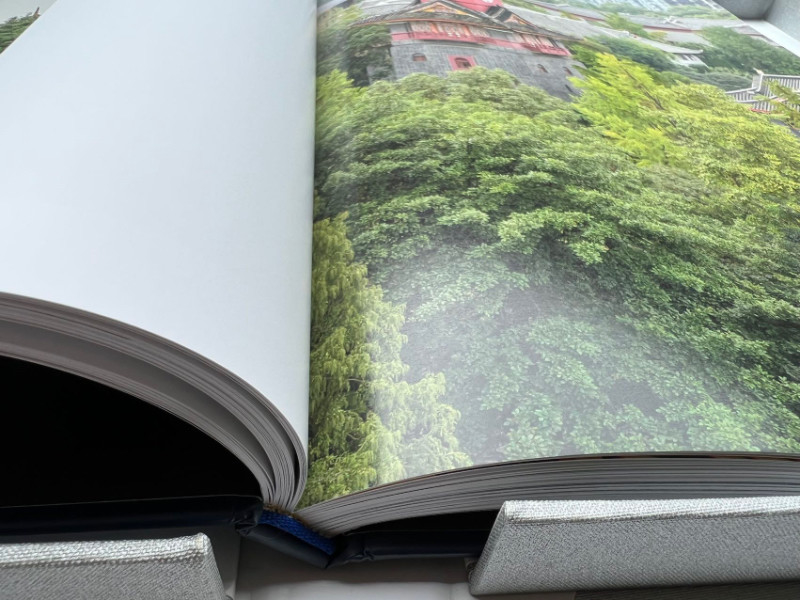 Foto-Buch CMYK-festen Einbands, das den Sattel näht farbenreiche UV21cm druckt